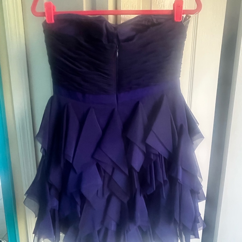 Adrianna Papell Dress Purple 6 
Party Cocktail Cruise Wedding - Picture 5 of 7